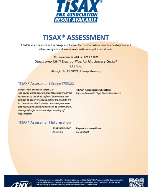 TISAX®-BEWERTUNG